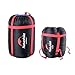 Naturehike Camping Sleeping Bag Pack Compression Bags Storage Carry Bag (black) [sleeping bag not included.