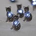 Impress Life Black Cat Decoration String Lights, Indoor Fairy Lights 10 ft 40 LEDs Battery Operated with Remote&Timer for Indoor, Covered Outdoor, Parties,Mantle Fireplace, Bed,Gazebo,Balcony,Garden