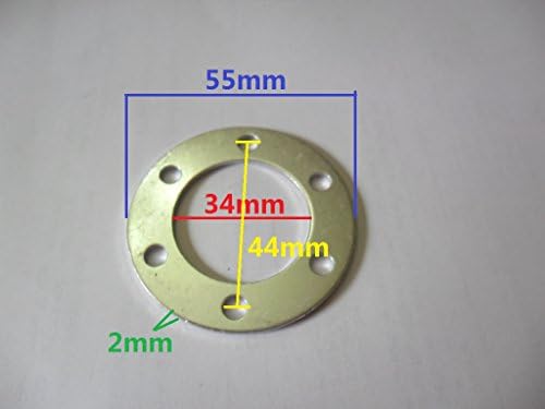 Bike disc brake spacer 2mm Alum shim