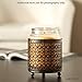 Hosley Metal Jar Candle Sleeves/Holders - Your Choice of Colors and Designs (Oil Rubbed Bronze)