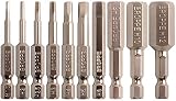 10 Pcs Hex Drill Screwdriver Bit, 1/4" Quick Release Shank Magnetic Hexagon Screwdriving bits set