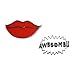 Onnea 5pcs Enamel Hand Mouth Brooch Set Cute Brooch Pin Patches for Clothes/Bags/Backpacks (Hand pins set)