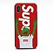 iPhone X Case, Shiny Flexible Soft TPU Anti-scratch Protective Smooth Back Case Cover for iPhone X 5.8inch (Frog-Red)