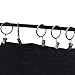 Tojwi 24pcs Curtain Clips Rings Metal Drapery Curtain Rings with Clips