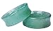 PAIR 2g-38mm Green Jade Aventurine Concave Tunnels Organic Stone Plugs Ear Gauges Double Flare