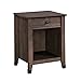 Sauder Carson Forge Night Stand, Coffee Oak finish