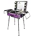 SHANY Studio ToGo Wheeled Trolley Makeup Case & Organizer with Light - Purple