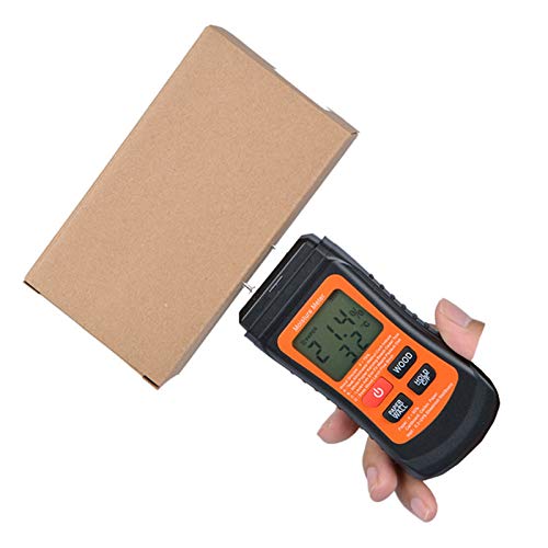 Holzfeuchtemessgerät, 2-in-1-Holztemperaturprüfer mit zwei Stiften Holzfeuchtemessgerät, für Holzbaustoff Brennholz… – Bild 8