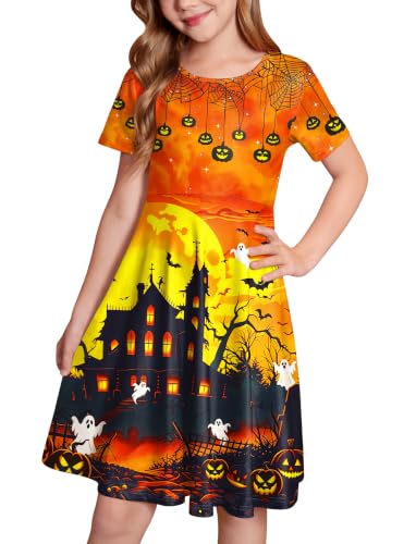 Big Girl Halloween Vintage Outfit Casual Funny Funny Party Dress… at Amazon