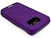 Galaxy S7 Case, Bastex Purple Hidden Back Mirror Wallet Case with Stand Feature and Card Holder for Samsung Galaxy S7 G930