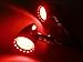 Chrome Red 20 LED Billet Turn Signal Stop Brake Light T for Harley Dyna Bobber Honda Yamaha Suzuki Kawasaki