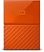 WD 4TB Orange My Passport Portable External Hard Drive - USB 3.0 - WDBYFT0040BOR-WESN