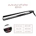 BERTA Professional Salon Flat Iron, Negative Ions Ceramic Hair Straightener,360° Swovel Cord 3D Floating Plate,LCD Digital Controls Temperature Control,Silver