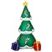 Albrillo Christmas Inflatable Tree with LED Lights Indoor Outdoor Yard Lawn Decoration - Cute Fun Xmas Holiday Blow Up Party Display, 6 Foot Tall