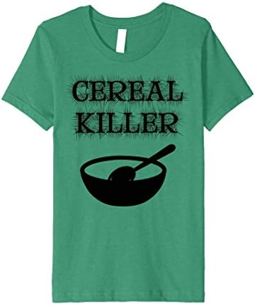 unisex-child Cereal (Bowl) Killer Funny Pun T-Shirt 10 Kelly Green