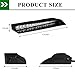 Visor Lights Emergency Amber White Visor lights bar 2-15 LED 26 Flash Patterns Windshield Interior Split LED Visor Light Bar