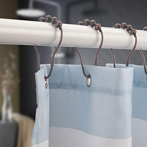 Titanker Shower Curtain Hooks Rings, RustResistant Metal Shower