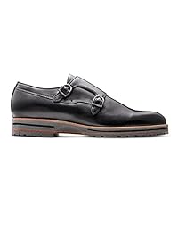 Código moral zapato correa de monje de piel de hombre Gunnar