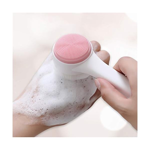 2-In-1-Facial-Cleansing-Brush-Silicone-Face-Mask-Brush-Silicone-Face-Scrubber-for-Anti-Aging-Skin-Cleanser-and-Deep-Exfoliator-Makeup-Tool-for-Facial-Skin-Care4PCS 4 In 1 Facial Cleansing Brush, Silicone Face Mask Brush Silicone Face Scrubber for Anti-Aging Skin Cleanser and Deep…