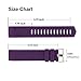 AIWELL For Fitbit Charge 2 Bands,Classic Replacement Band Accessories Adjustable Strap For Fitbit Charge2 Wristbands Large Small (Purple+Green, One Size 6.0