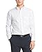 Van Heusen Men's Pinpoint Regular Fit Solid Button Down Collar Dress Shirt, White, 17.5