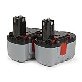 2 x ExpertPower 24v 3000 mAh Ni-MH Battery for Bosch BAT030 BAT031 BAT240 BAT299
