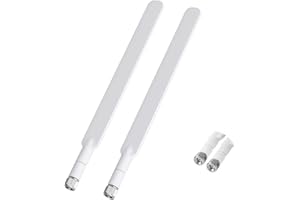 AIGITAL 4G LTE Antenna, SMA Antenna 10dBi Wide Band 698-2700Mhz Omni Directional Network Antenna Compatible with 4G LTE Wireless Router Hotspot Cellular Gateway Industrial Trail Camera IP Security Camera