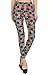 R540-OS Puzzle Pieces Print Fashion Leggings