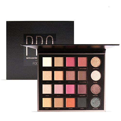 Eyeshadow Palette,Putars Sexy 20 Colors Pearlized Color Eyeshadow Powder Eye Shadow Palette Set Professional Cosmetic Black