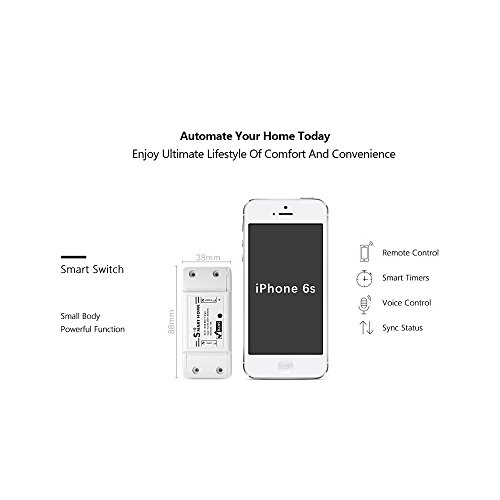 image for WIFI Switch, OXOQO Wireless Remote Timer Control Compatible with House