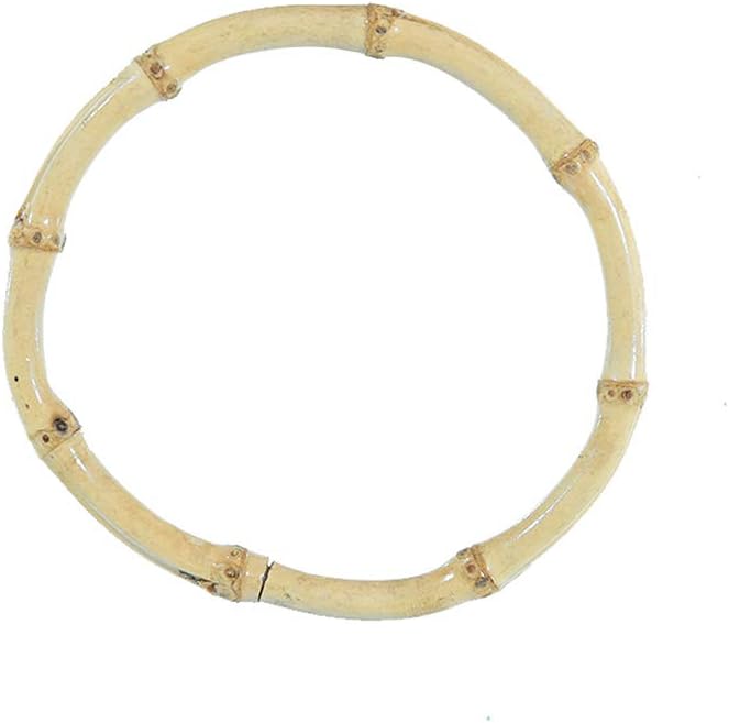 Natural Bamboo Rings – Alternative to Metal Rings – Crafting, DIY, Home Improvement, and More (5 Inch)
