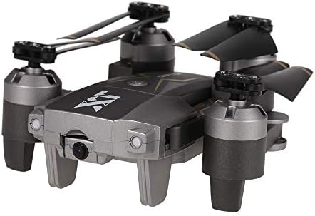 ELVVT Mini Foldable 2.0MP HD Camera Selfie Drone Quadcopter Optical Flow Positioning Helicopter RC UAV Toy One-key Taking Off/Landing/Stop Birthday For Children And Adults