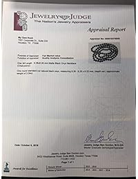 MGR MY GEMS ROCK! Collar de cuentas largas sin fin de piedra semipreciosa genuina finlandesa de 36 pulgadas y 0.315 in.