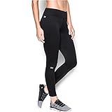 Under Armour Women's Base 2.0 Leggings, Black/Glacier Gray, Small