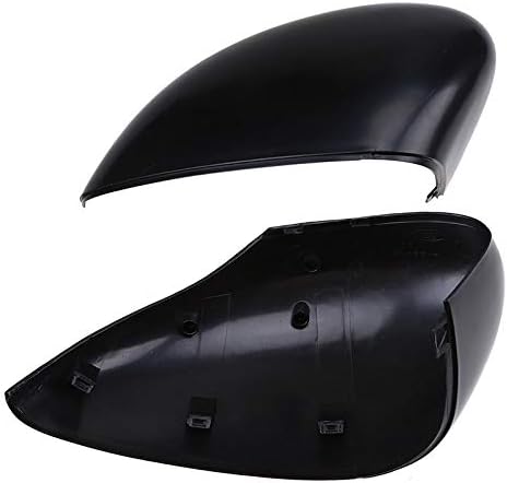 Mini Mexx Matte Black Car Front Door Wing Mirror Caps Fit for 2011/2012/2013/2014/2015/2016/2017 Ford Fiesta Sedan W/Signal LAMP