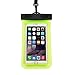 Kasio Phone Waterproof Case, Clear Universal Waterproof Bag CaseProtective Wallet Bag Dirtproof Dry Bag for iPhone, Samsung, Cell Phone Fit for Cell Phone up to 6'' (Fluorescence)