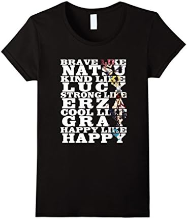 Women's Fairy Tail Shirt Medium Black