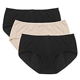 Hesta/Rael Women's Organic Cotton Period Menstrual Sanitary Protective Panties Underwear/3Pack