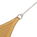 Sun Shade Sail Heavy Duty Outdoor 100% Polyester White Long Rope 1/4 Inch 50 Feet