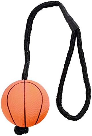 TRIXIE 3459 Neon Balls with Cord Soft Rubber 6 x 30 cm Pack of 24, bunt, 6 x 30 inch - Image 5