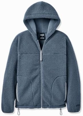 UGG Men's Ashbury Uggfluff Peacoat Jacket, Chestnut, XXL at Amazon