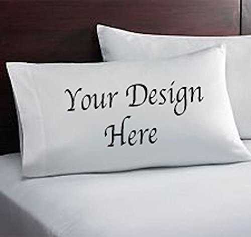 Amazon Com Customized Pillow Case With Words Embroidered Your