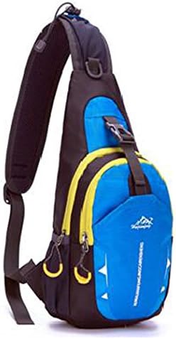 Pathbreaker Waterproof Sling Bag Unisex Gym Backpack, Ultralight Multipurpose Outdoor Sports Satchel Chest Bag for Women Men (Blue)