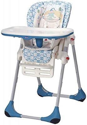 chicco high chair blue