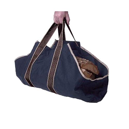 Comily Plus+ Big Capacity Heavy Duty Canvas Firewood Log Tote Carriers Holders Bag