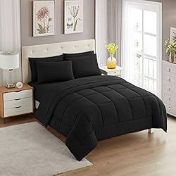 Sweet Home Collection 7 Piece Bed-in-A-Bag Solid