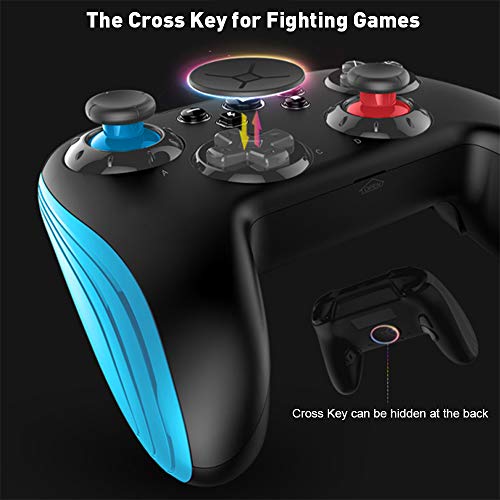 Game for Switch Controller,GEEKLIN Wireless Gamepad for pc Android,3D Joystick moudles and Button moudles are Interchangeable for Wireless Gamepad