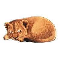 HYST Lifelike Animal Lion/Tiger/Leopard Art Painting Pattern Doormat Entrance Mat Indoor/Outdoor Door Mats Floor Mat Rug Bathroom Mats (17.3