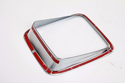 image for Nicebee Silver 4pcs Car Tail Light Guard Rear Lamp Trim Cover Ring Out