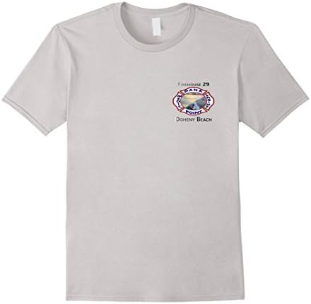 Mens Dana Point Fire Department T-Shirt Doheny Beach 3XL Silver